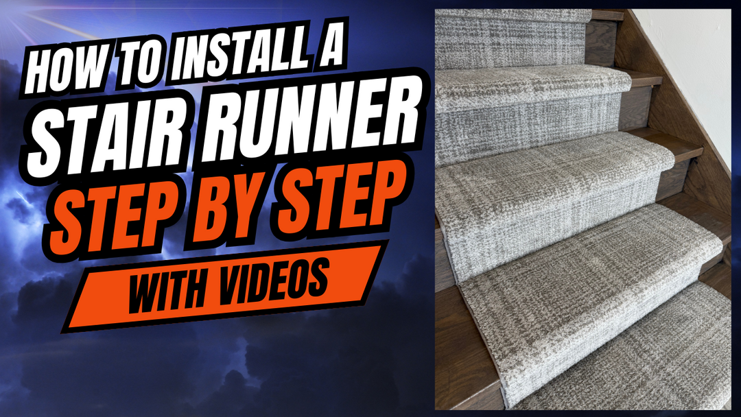 How to install a stair runner a step by step guide with videos
