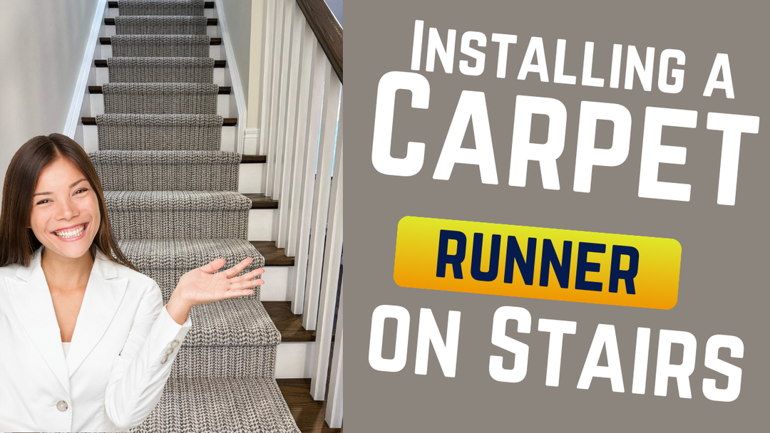installing a carpet runner on stairs