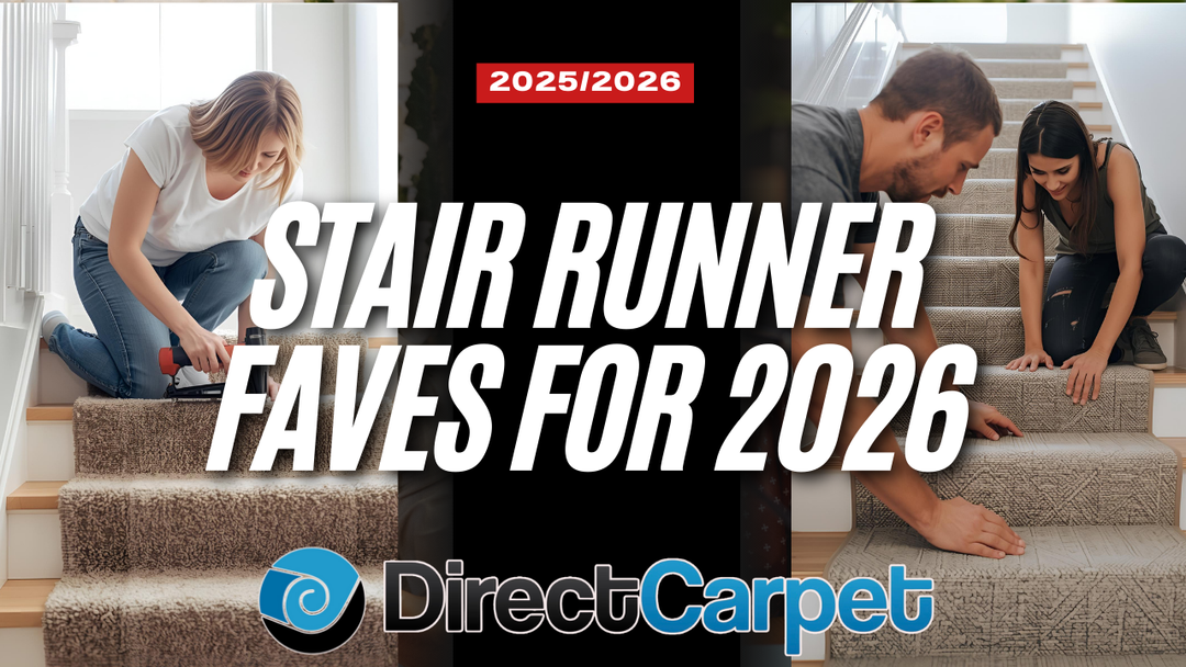 stair runners on oak wooden stairs