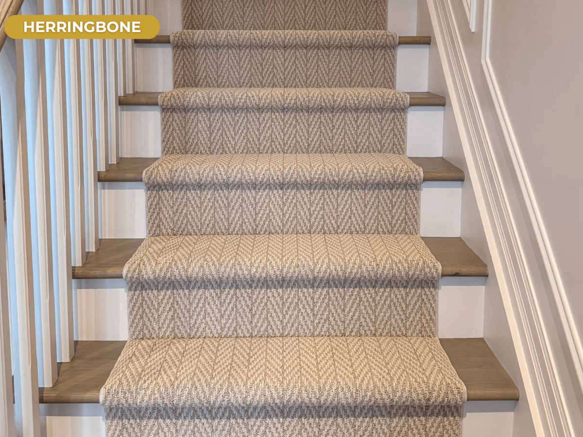 Herringbone stair runners