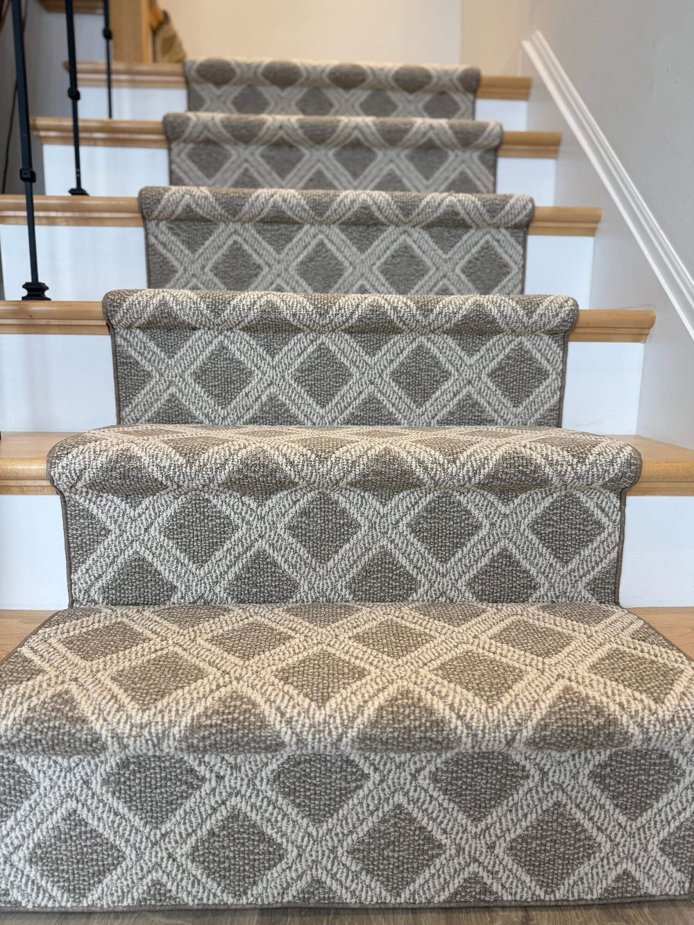 Anderson tuftex scout desert palm stair runner front view