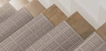 Anderson Tuftex Breeze Block Muslin stair runner sample