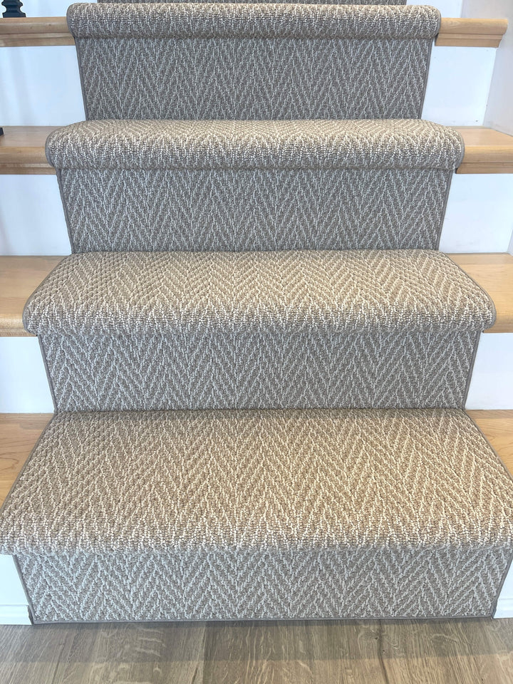 Basket Herringbone Stair Runner Milton Ontario and across Canada