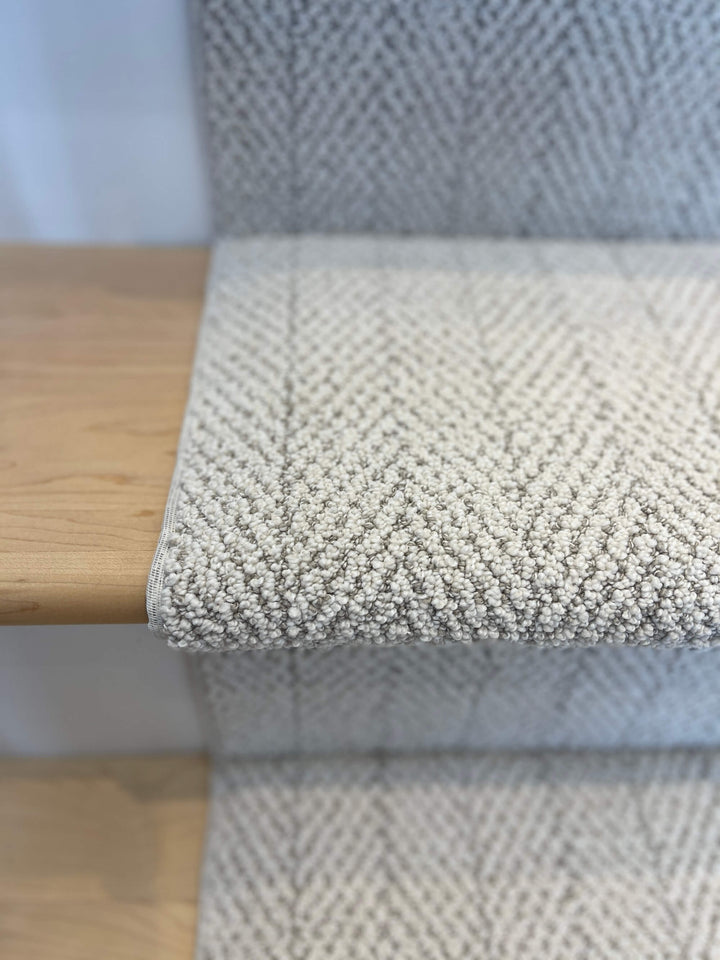 Carrara Herringbone Stair Runner Kitchener Ontario and across Canada