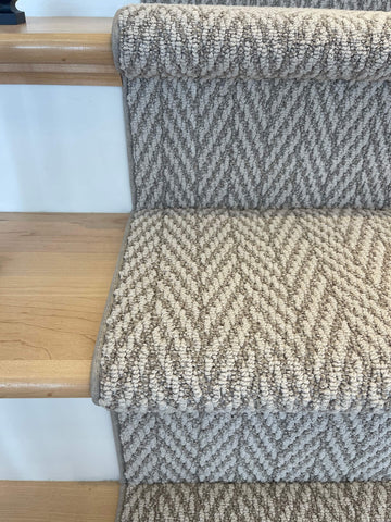 Anderson Tuftex Fossil stair runner sample