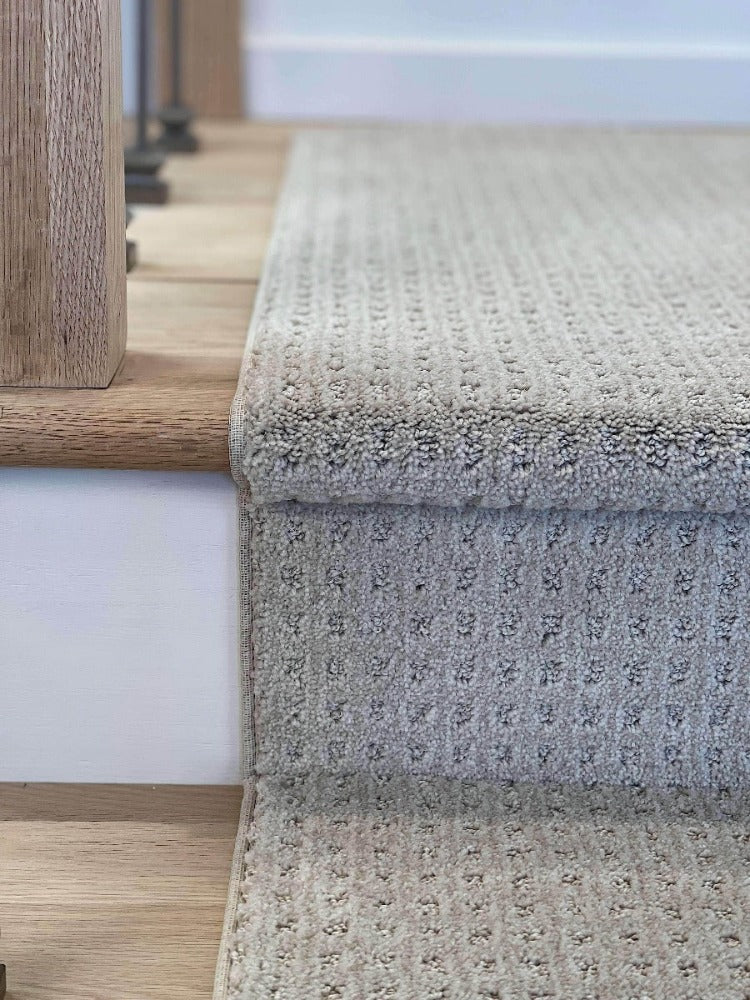 Eco Friendly Tan Staircase Rug Vancouver Calgary