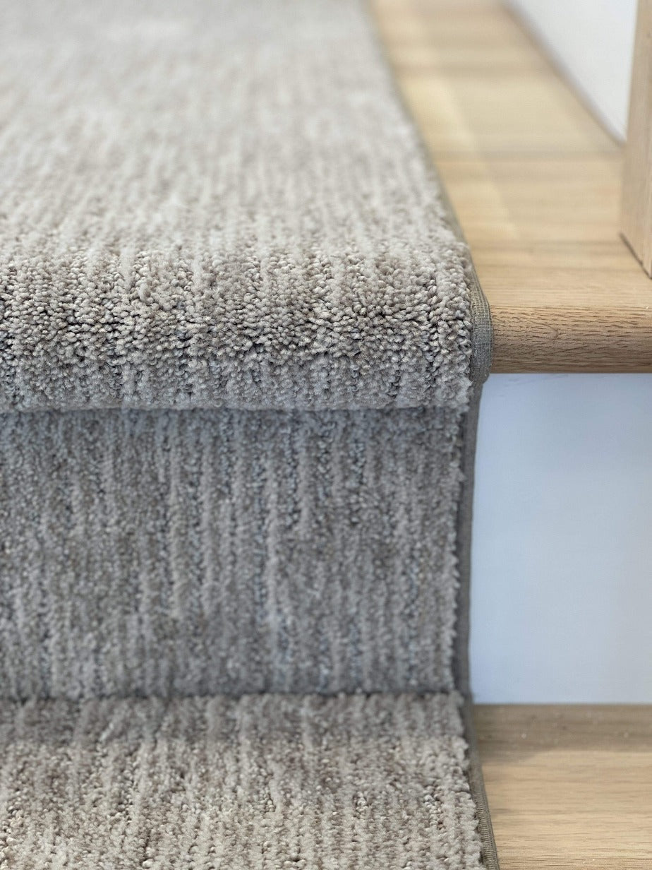 Eco Friendly Taupe Staircase Rug Vancouver Calgary