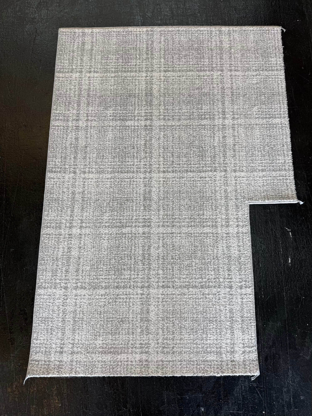 Modern Charcoal Landing Carpet Montreal Quebec