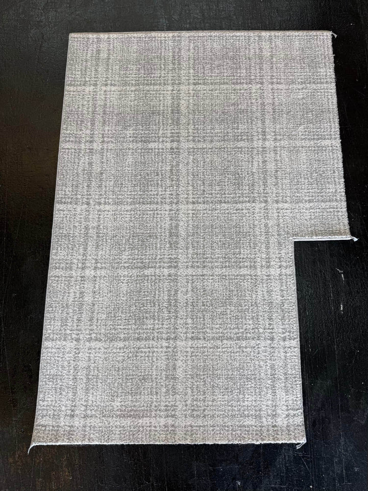 Modern Charcoal Landing Carpet Montreal Quebec