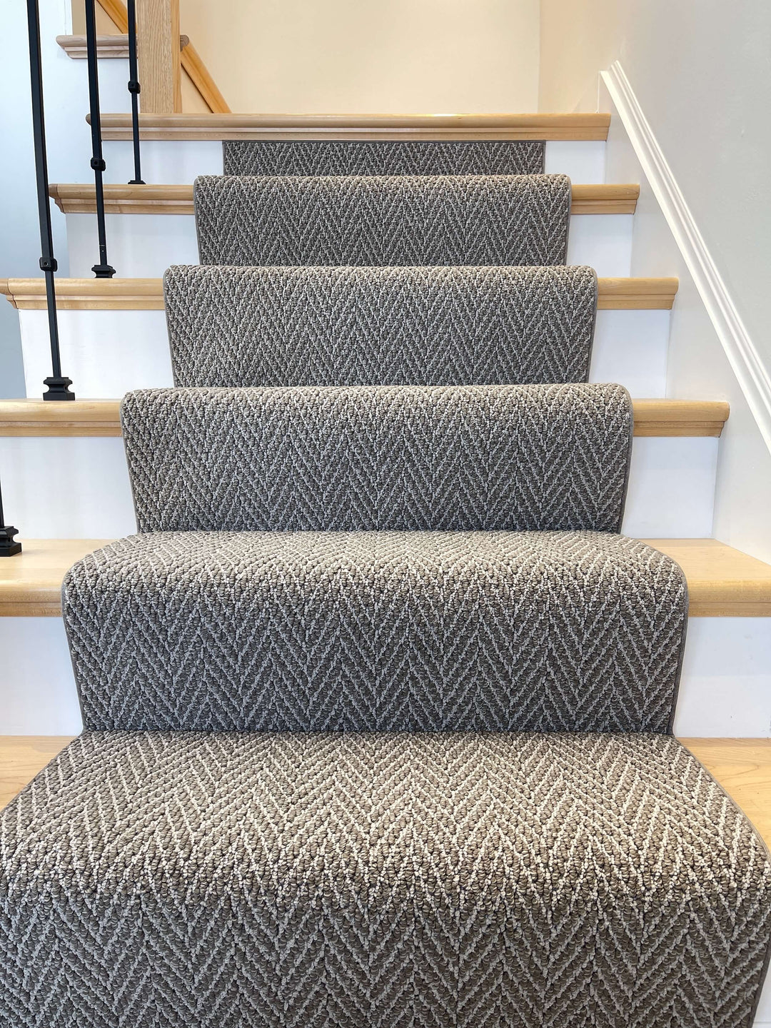Modern Grey Carpet Runner Vancouver Calgary Canada