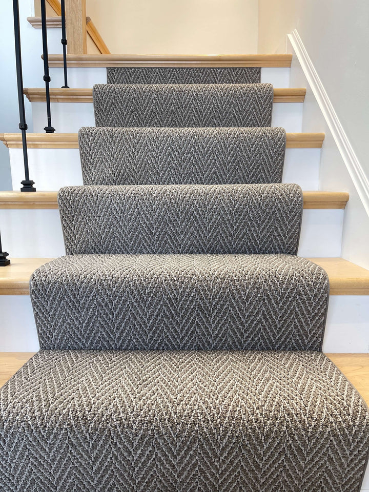 Modern Grey Carpet Runner Vancouver Calgary Canada