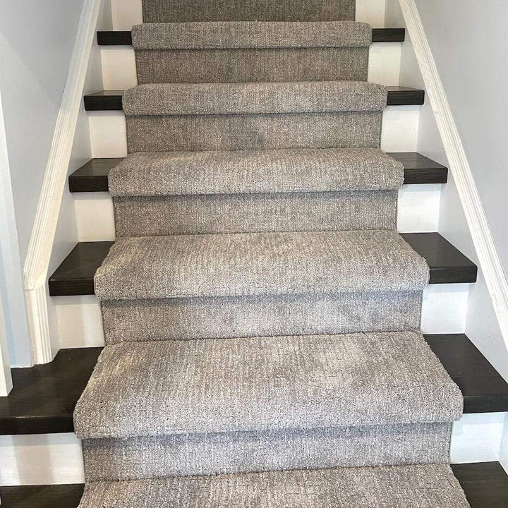 SmartStrand Silk Gray Stair Runner Canada