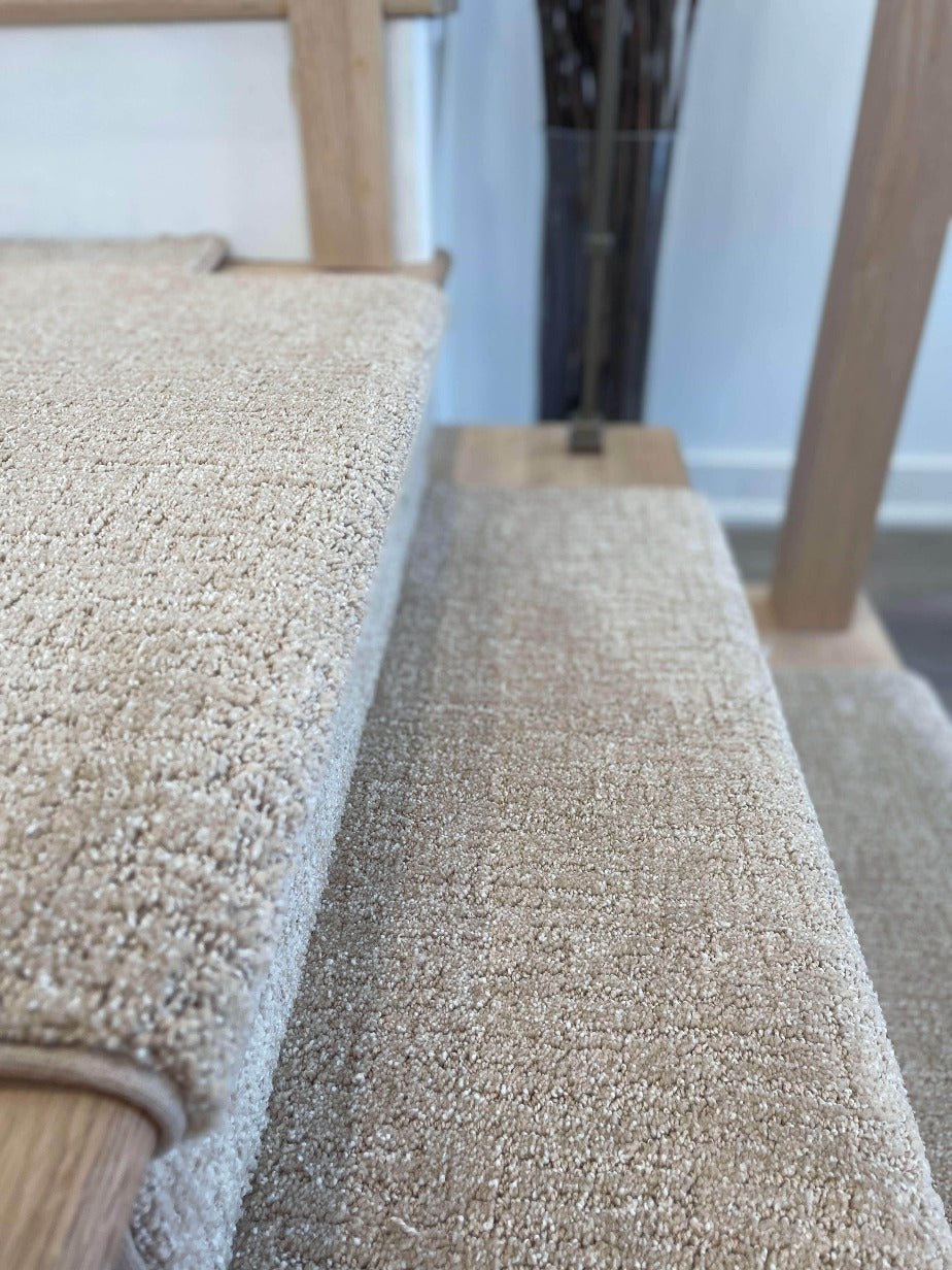 Stain Proof Beige Stair Rug Mississauga GTA