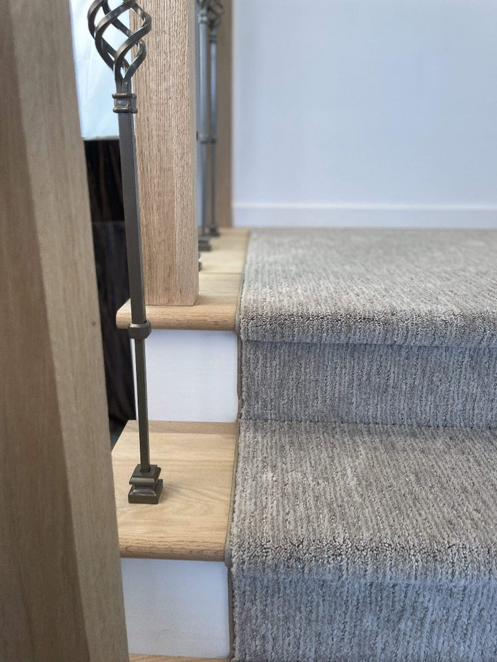 Textured Neutral Stair Runner Mississauga GTA